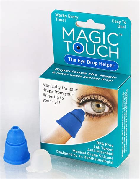 Magoc touch eye drop applicator
